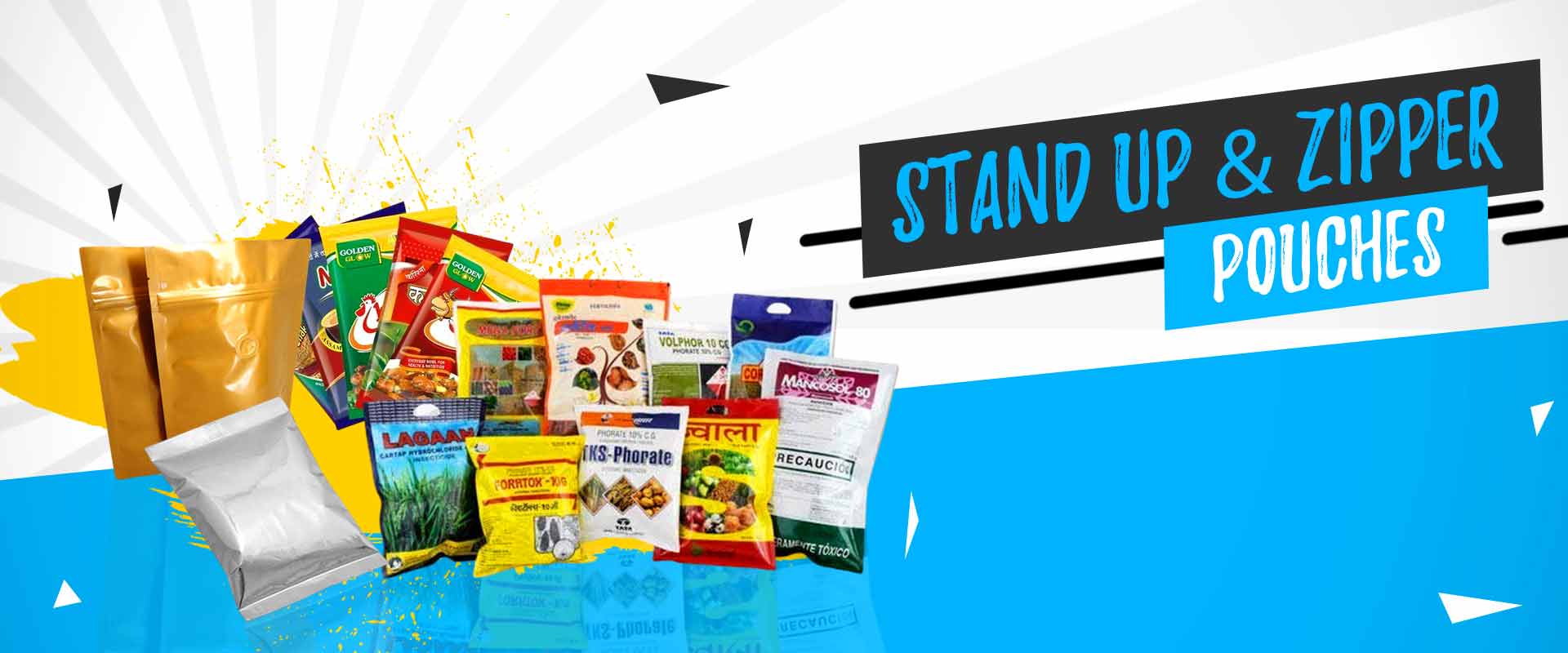 Poly Bag Manufacturers In Assam, Laminated Stand Up Pouch, Ziplock Pouches